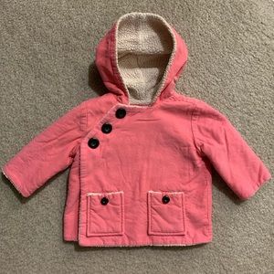 Hanna Andersson Sherpa-lined corduroy coat